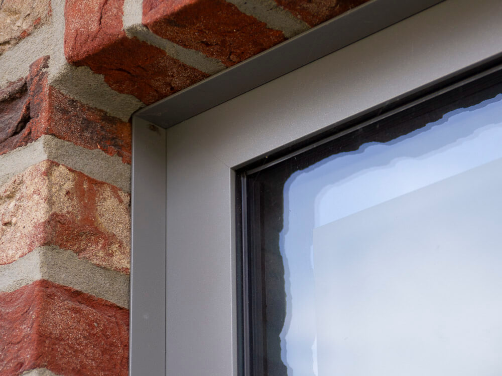 Alu Fenster von Schüco - Grau